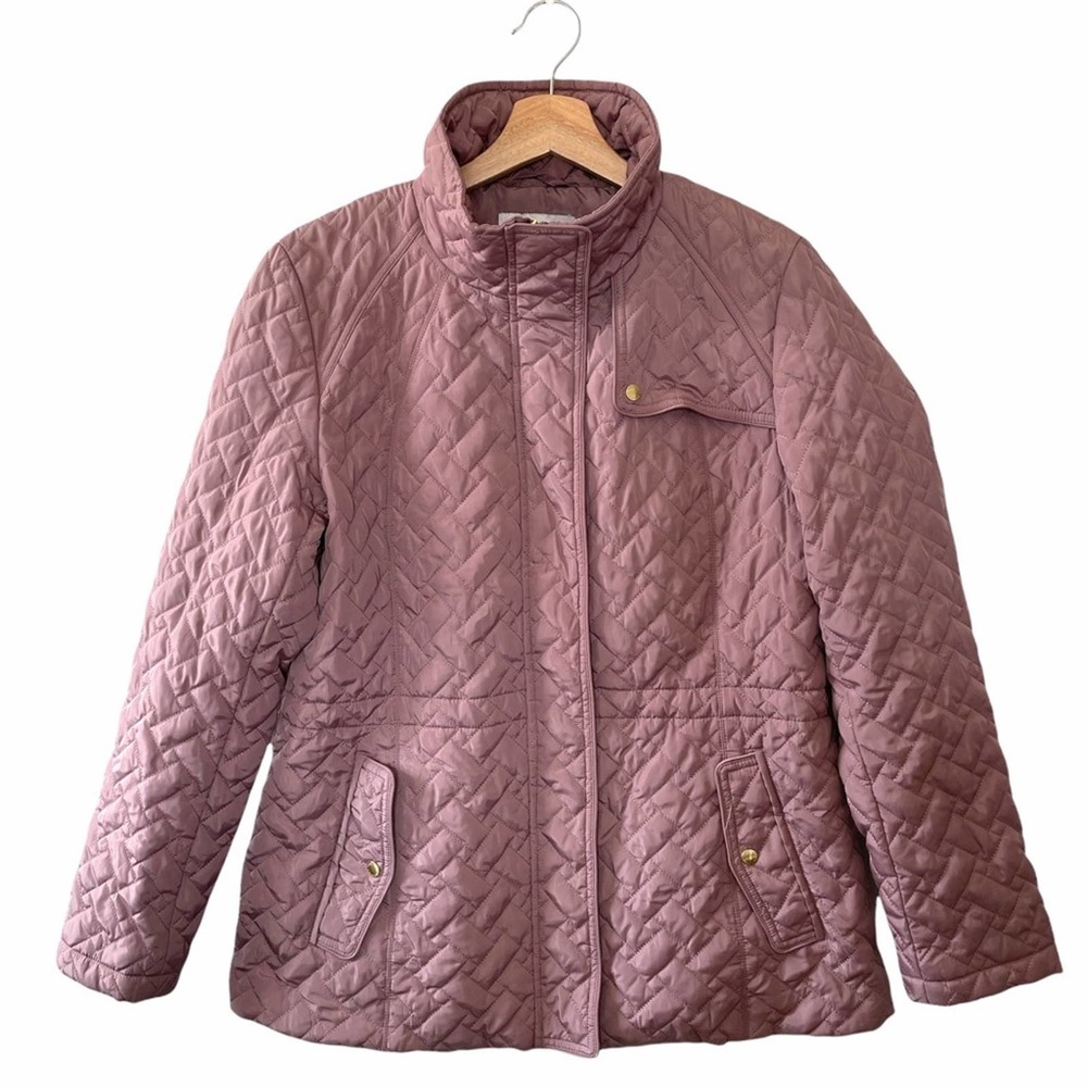 Cole Haan Women’s Classic Quilted Coat size large - Picture 11 of 12